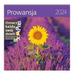 Kalendarz 2024 30x30 Prowansja HELMA