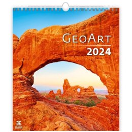 Kalendarz 2024 ścienny Geo Art HELMA