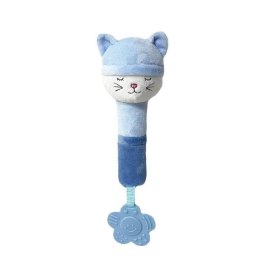 Kotek niebieski z dźwiękiem 17cm