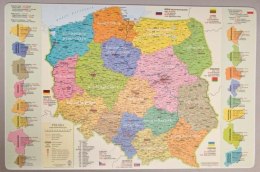 Podkładka mapa administracyjna Polski