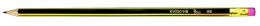 Ołówek z gumką twar.HB KV050-HB (12szt.)