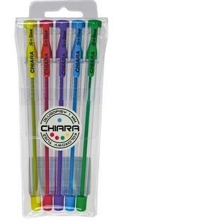 Długopis Chiara 0,7mm 5 kolorów etui SPARK LINE