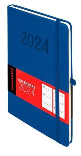 Kalendarz 2024 Memo A5 TDW niebieski