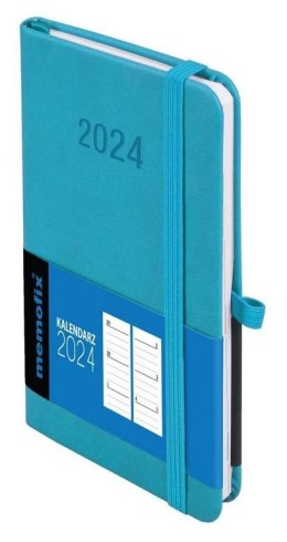 Kalendarz 2024 Memo B6 TDW turkusowy