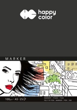 Blok do markerów ART A5/25K 100g Happy Color