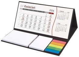 Kalendarz 2024 z notesem czarny