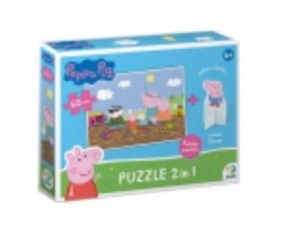 Puzzle 60 Peppa Pig with charater figure