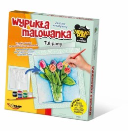 Wypukła Malowanka Kwiaty - Tulipany