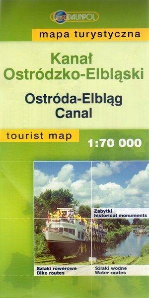 Mapa Turystyczna DAUNPOL Kanał Ostródzko-Elb. br