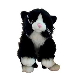 Pluszowy kot siedzący czarny