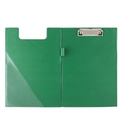Deska A5 PVC z klipsem i okładką zielona D.RECT