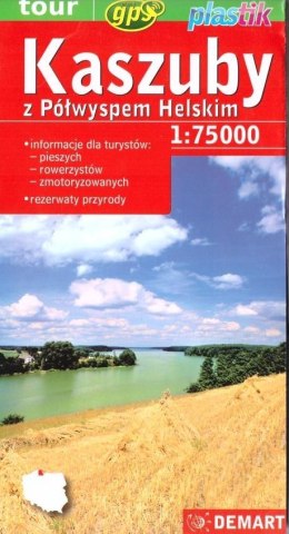 Kaszuby, Półwysep helski - mapa tur. 1:75 000