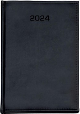 Kalendarz 2024 dzienny A5 Vivella czarny