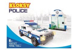 Klocki Kloksy Policja wóz patrolowy 152 elementy
