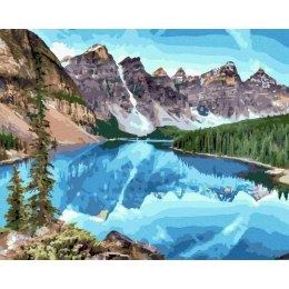 Malowanie po numerach - Niesamowite góry 40x50