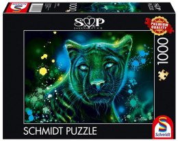 Puzzle 1000 Sheena Pike Zielono-niebieska pantera