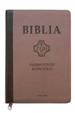 Biblia pierwszego Kościoła beż z paginatorami