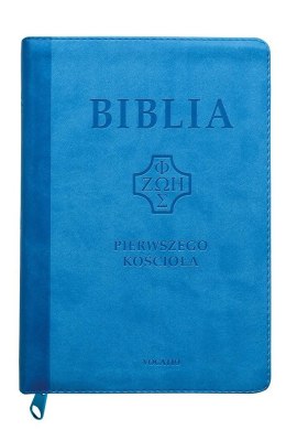 Biblia pierwszego Kościoła błękitna z paginatorami