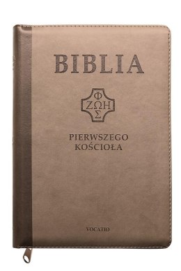 Biblia pierwszego Kościoła brązowa z paginatorami