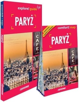 Przewodnik + mapa Paryż light w.2023