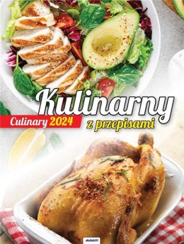 Kalendarz 2024 Ścienny Kulinarny z przepisami