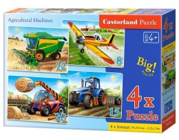 Puzzle x 4 - Maszyny rolnicze CASTOR