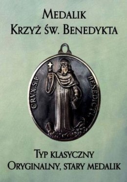 Medalik Krzyż św. Benedykta. Typ klasyczny