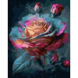Malowanie po numerach - Magiczna róża 40x50cm
