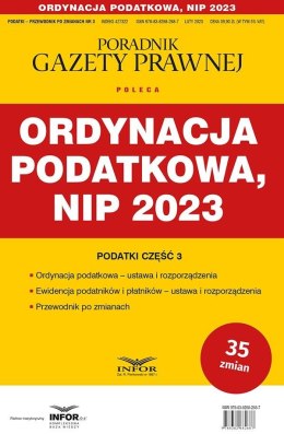 Ordynacja podatkowa, NIP 2023. Podatki-Przewodnik