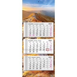 Kalendarz 2024 trojdzielny głowka płaska Tatry