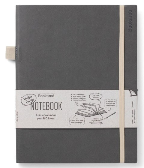 Bookaroo Notatnik Journal duży - Szary