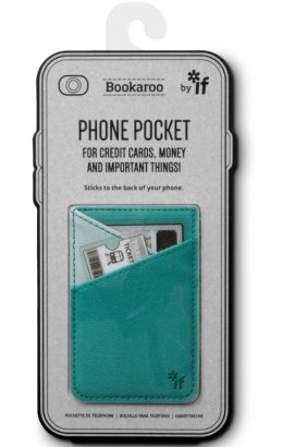 Bookaroo Phone Pocket Portfel na telefon turkusowy