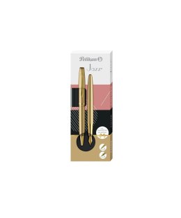 Pióro wieczne Jazz Noble Elegance + długopis Gold