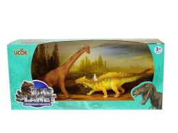 Zestaw 3 dinozaurów 22cm