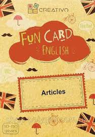 Fun Card English Articles CREATIVO