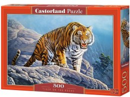 Puzzle 500 Tygrys na skłach CASTOR