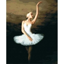 Malowanie po numerach - Smutna baletnica 40x50cm