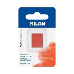 Farba akwarelowa w kostce arbuzowa czerwień MILAN