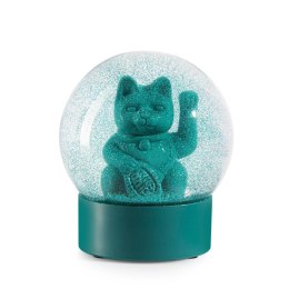 Kula śnieżna - Lucky Cat zielony