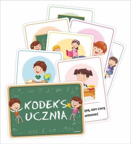 Plansze szkolne - Kodeks ucznia (17 plansz)