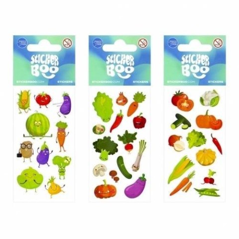 Naklejki Sticker BOO Warzywa i owoce