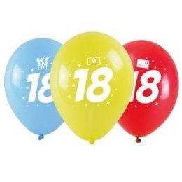 Balony okazjonalne z nadrukiem 18 28cm 3szt