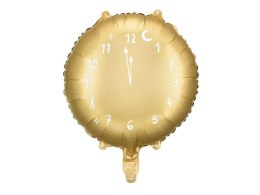 Balon foliowy Zegar 45cm złoty