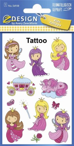 Tatuaże dla dzieci - Księżniczki