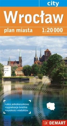 Wrocław. Plan miasta 1:20 000 DEMART