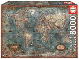 Puzzle 8000 Mapa historyczna świata G3