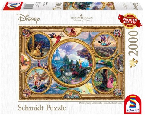 Puzzle PQ 2000 Bohaterowie bajek Disneya G3