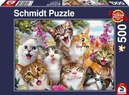 Puzzle PQ 500 Koty robią selfie G3