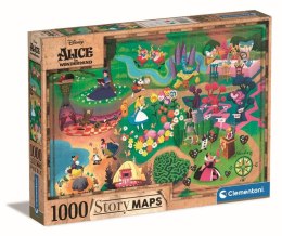 Puzzle 1000 Story Maps Alicja w Krainie Czarów
