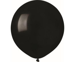 Balony pastelowe czarne 48cm 50szt